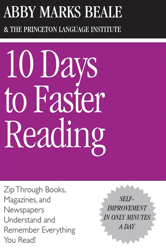 Abby Marks Beale - 10 Days To Faster Reading